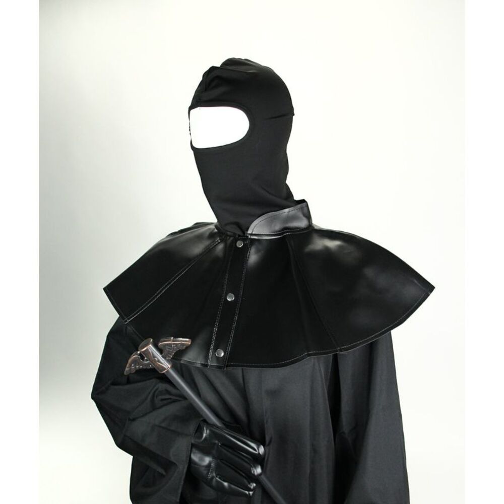 Plague Doctor Costume Starter Kit Robe Cane Gloves And Collar Cosplay Set Adult - Picture 3 of 5